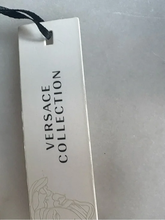 Versace Teal Pebbled Leather Handbag Accent - Picture 9 of 9